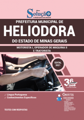 Apostila Prefeitura de Heliodora - MG - Motorista I, Operador de Máquina II e Tratorista - Imagem 2