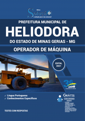 Apostila Prefeitura de Heliodora - MG - Operador de Máquina - Imagem 2