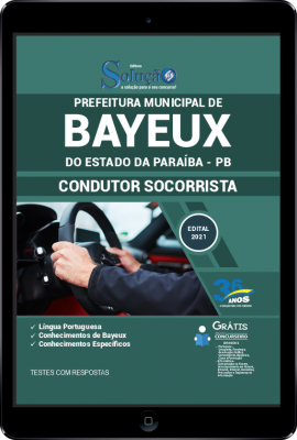 Apostila Prefeitura de Bayeux - PB em PDF - Condutor Socorrista - Imagem 1