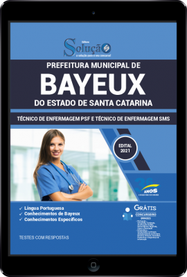 Apostila Prefeitura de Bayeux - PB em PDF - Técnico de Enfermagem PSF e Técnico de Enfermagem SMS - Imagem 1