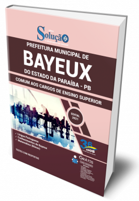 Apostila Prefeitura de Bayeux - PB - Comum aos Cargos de Ensino Superior - Imagem 1