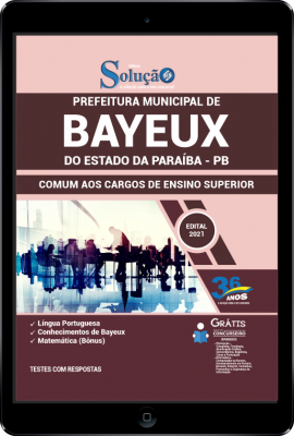 Apostila Prefeitura de Bayeux - PB em PDF - Comum aos Cargos de Ensino Superior - Imagem 1