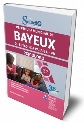 Apostila Prefeitura de Bayeux - PB - Psicólogo - Imagem 1