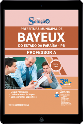 Apostila Prefeitura de Bayeux - PB em PDF - Professor A - Imagem 1