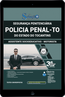 Apostila Policia Penal - TO em PDF - Assistente Socioeducativo - Motorista - Imagem 1