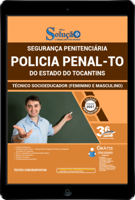 Apostila Policia Penal - TO em PDF - Técnico Socioeducador (Feminino e Masculino) - Imagem 1