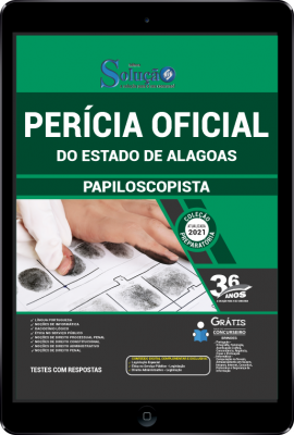 Apostila Perícia Oficial - AL em PDF - Papiloscopista - Imagem 1