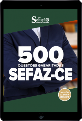 Caderno de Questões SEFAZ-CE em PDF - 500 Questões Gabaritadas - Imagem 1