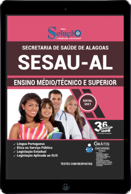 Apostila SESAU-AL em PDF - Comum aos Cargos de Ensino Médio/Técnico e Superior - Imagem 1