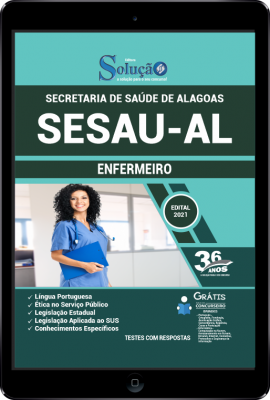 Apostila SESAU-AL em PDF - Enfermeiro - Imagem 1