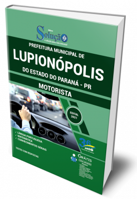 Apostila Prefeitura de Lupionópolis - PR - Motorista - Imagem 1