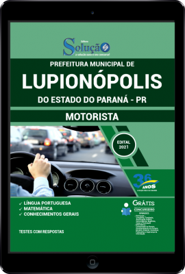 Apostila Prefeitura de Lupionópolis - PR em PDF - Motorista - Imagem 1