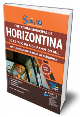 Apostila Prefeitura de Horizontina - RS - Motorista e Operador de Máquinas - Imagem 1