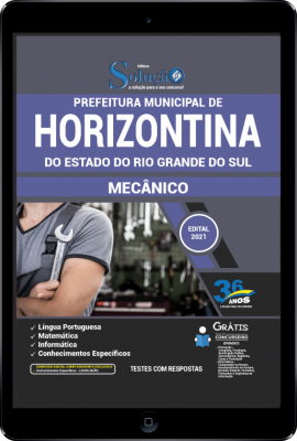 Apostila Prefeitura de Horizontina - RS em PDF - Mecânico - Imagem 1