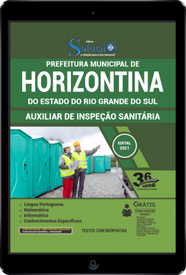 Apostila Prefeitura de Horizontina - RS em PDF - Auxiliar de Inspeção Sanitária - Imagem 1