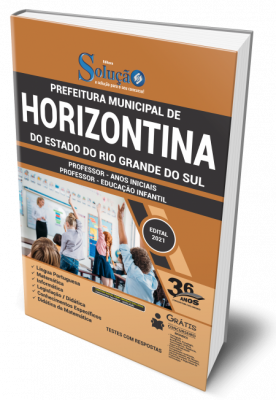 Apostila Prefeitura de Horizontina - RS - Professor - Anos Iniciais e Professor - Educação Infantil - Imagem 1