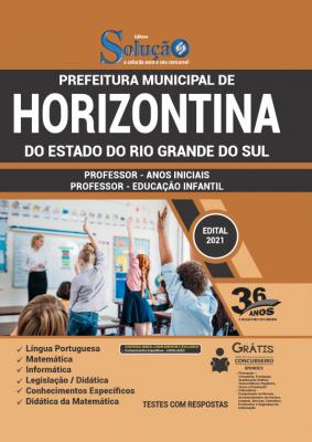 Apostila Prefeitura de Horizontina - RS - Professor - Anos Iniciais e Professor - Educação Infantil - Imagem 2