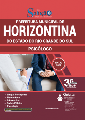 Apostila Prefeitura de Horizontina - RS - Psicólogo - Imagem 2