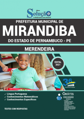 Apostila Prefeitura de Mirandiba - PE - Merendeira - Imagem 2