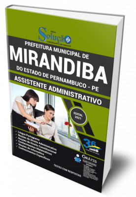 Apostila Prefeitura de Mirandiba - PE - Assistente Administrativo - Imagem 1