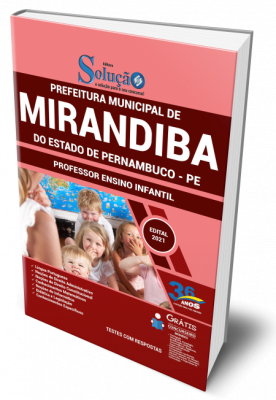 Apostila Prefeitura de Mirandiba - PE - Professor Ensino Infantil - Imagem 1