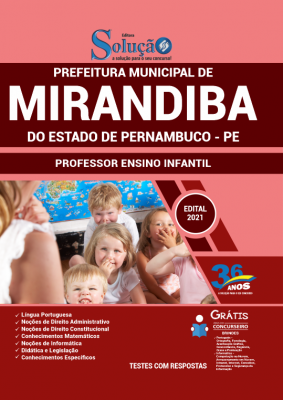 Apostila Prefeitura de Mirandiba - PE - Professor Ensino Infantil - Imagem 2