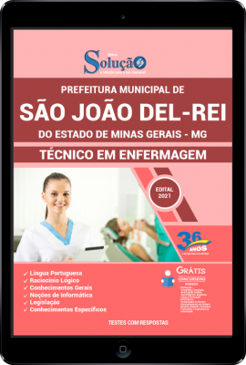 Apostila Prefeitura de São João Del-Rei - MG em PDF - Técnico em Enfermagem - Imagem 1