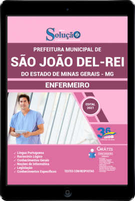 Apostila Prefeitura de São João Del-Rei - MG em PDF - Enfermeiro - Imagem 1