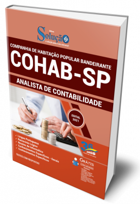 Apostila COHAB-SP - Analista de Contabilidade - Imagem 1