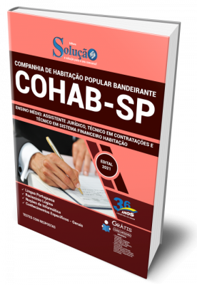 Apostila COHAB-SP - Ensino Médio: Assistente Jurídico, Técnico em Contratações e Técnico em Sistema Financeiro Habitação - Imagem 1