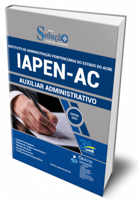 Apostila IAPEN-AC - Auxiliar Administrativo 