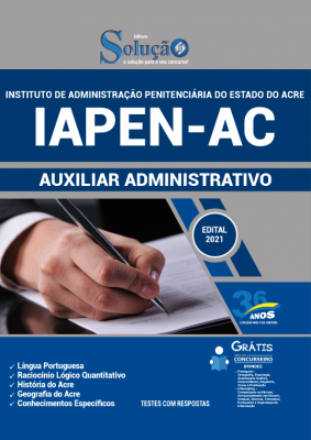 Apostila IAPEN-AC - Auxiliar Administrativo  - Imagem 2