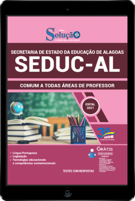 Apostila SEDUC-AL em PDF - Comum a Todas Áreas de Professor - Imagem 1