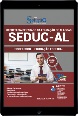 Apostila SEDUC-AL em PDF - Professor - Educação Especial - Imagem 1