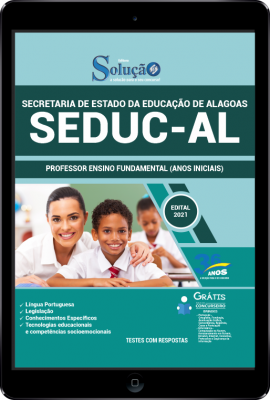 Apostila SEDUC-AL em PDF - Professor Ensino Fundamental (Anos Iniciais) - Imagem 1