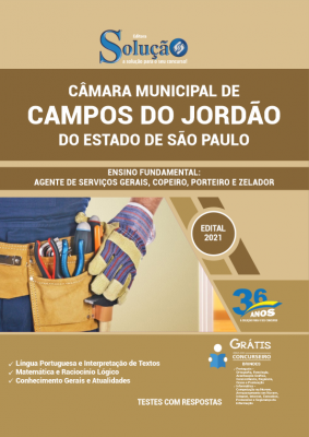 Apostila Câmara de Campos do Jordão - SP - Ensino Fundamental: Agente de Serviços Gerais, Copeiro, Porteiro e Zelador - Imagem 2