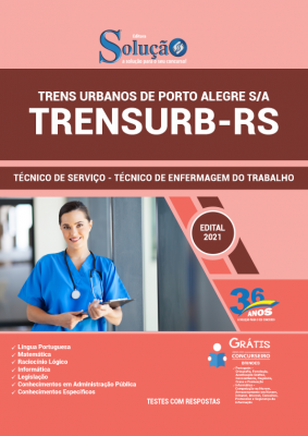 Apostila TRENSURB-RS - Técnico de Serviço - Técnico de Enfermagem do Trabalho - Imagem 2