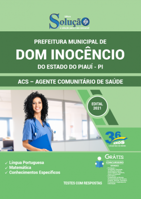 Apostila Prefeitura de Dom Inocêncio - PI - ACS - Agente Comunitário de Saúde - Imagem 2