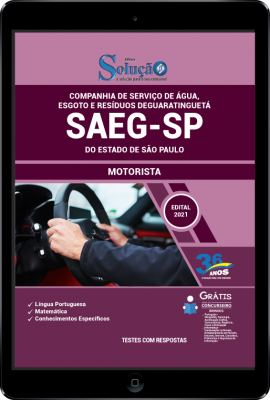 Apostila SAEG-SP em PDF - Motorista - Imagem 1