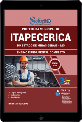 Apostila Prefeitura de Itapecerica - MG em PDF - Ensino Fundamental Completo - Imagem 1