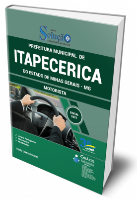 Apostila Prefeitura de Itapecerica - MG  - Motorista - Imagem 1