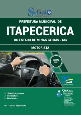 Apostila Prefeitura de Itapecerica - MG  - Motorista - Imagem 2