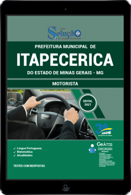 Apostila Prefeitura de Itapecerica - MG em PDF - Motorista - Imagem 1