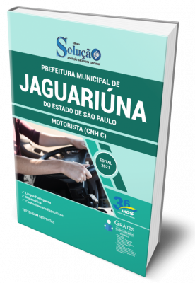 Apostila Prefeitura de Jaguariúna - SP - Motorista (CNH C) - Imagem 1