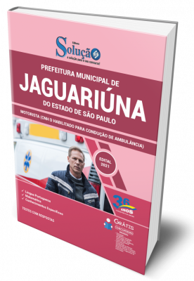 Apostila Prefeitura de Jaguariúna - SP - Motorista (CNH D Habilitado para Condução de Ambulância) - Imagem 1