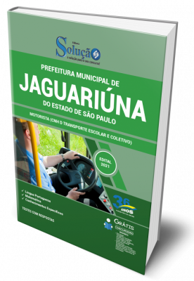 Apostila Prefeitura de Jaguariúna - SP - Motorista (CNH D Transporte Escolar e Coletivo) - Imagem 1