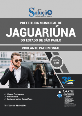 Apostila Prefeitura de Jaguariúna - SP - Vigilante Patrimonial - Imagem 2