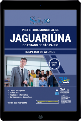 Apostila Prefeitura de Jaguariúna - SP PDF - Inspetor de Alunos - Imagem 1