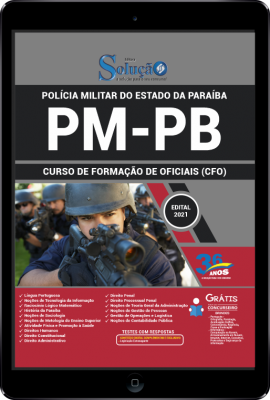 Apostila PM-PB em PDF - Curso de Formação de Oficiais (CFO) - Imagem 1