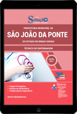 Apostila Prefeitura de São João da Ponte - MG em PDF - Técnico de Enfermagem - Imagem 1